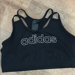 Adidas Black Performance Sports Top Climalite